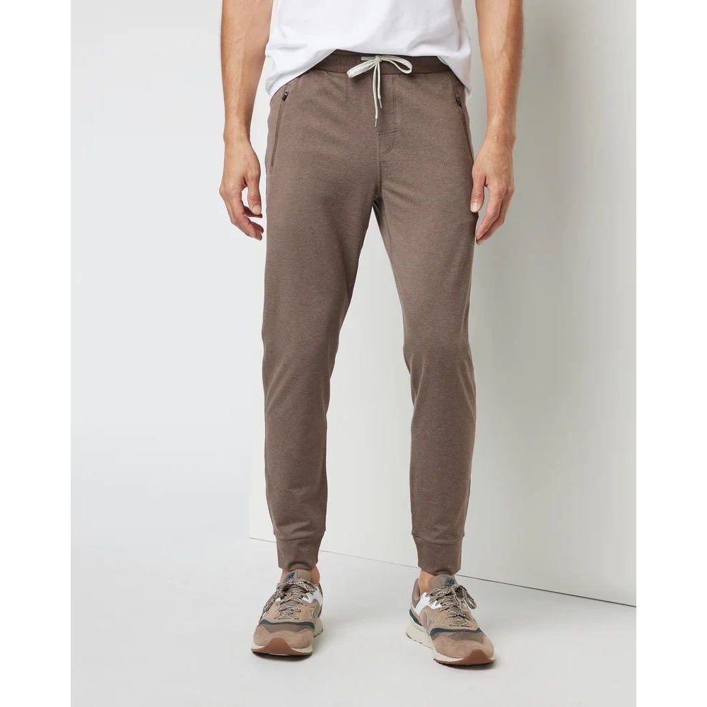 Vuori | Ponto Performance Joggers Brown Heather Size XL
